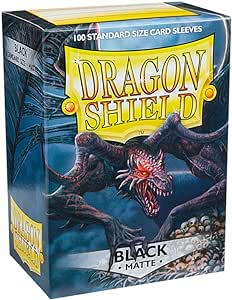 Dragon Shield Sleeves: Standard- Classic Black (100 ct.)