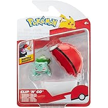 Jazware Pokeball Clip N Go Bulbasaur