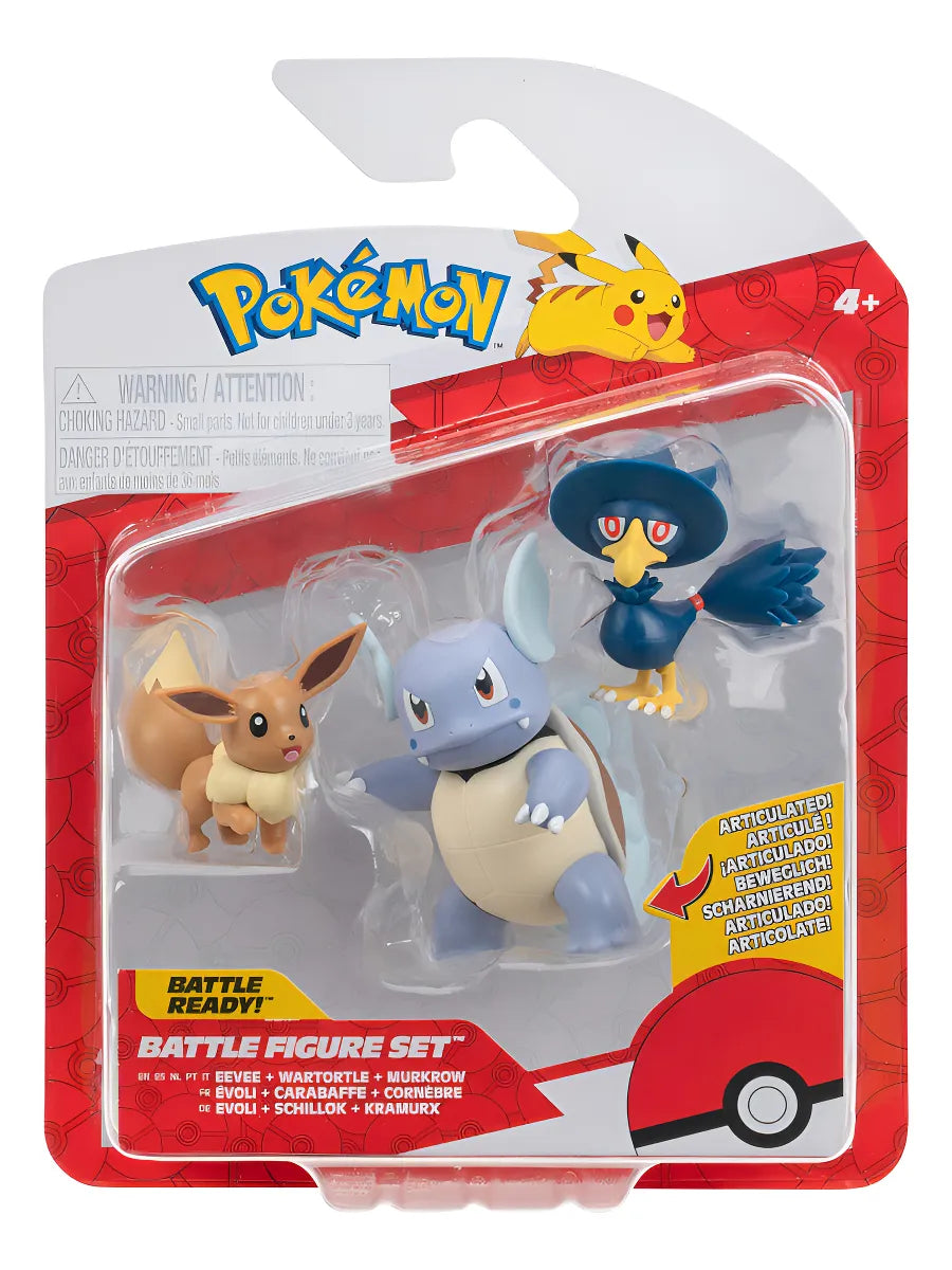 Jazware Eevee, Wartortle, Murkrow