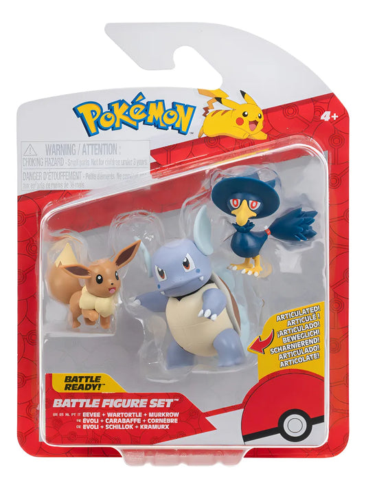Jazware Eevee, Wartortle, Murkrow