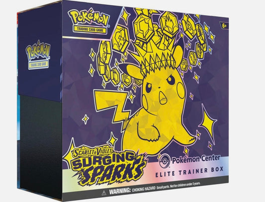 Surging Sparks- Elite Trainer Box Pokémon Center