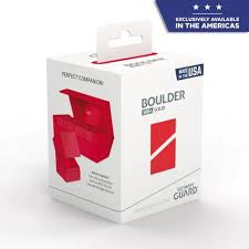 Ultimate Guard Boulder Solid  100+ Red