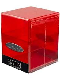Ultra Pro Satin Cube Deck Box Rojo