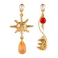 Aretes earclip lunatone y solrock