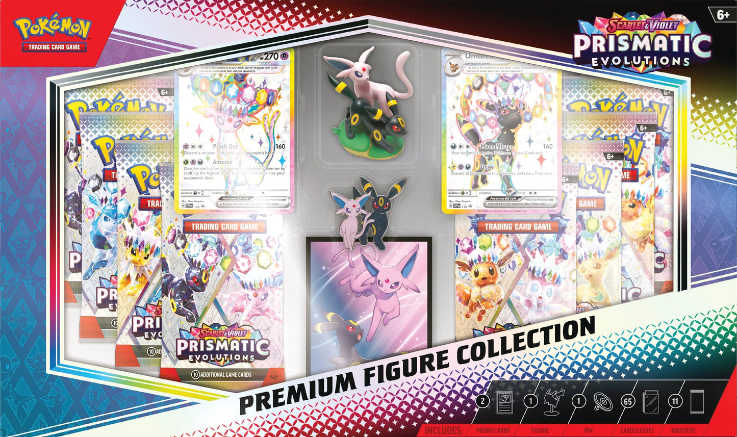Prismatic Evolution Espeon & Umbreon Figure Collection ESPAÑOL
