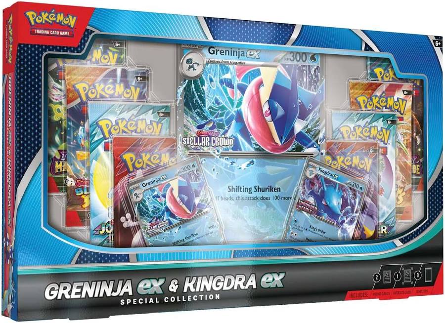 Caja Greninja Ex & Kingdra Ex Special Collection