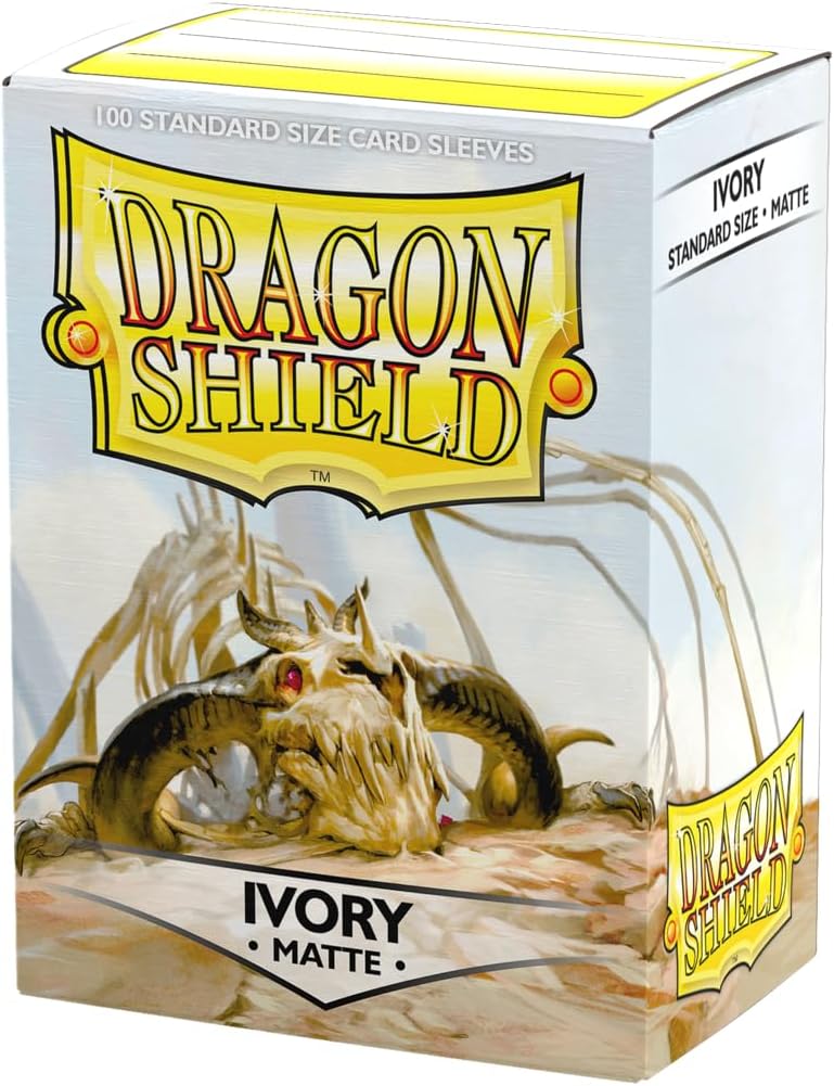 Dragon Shield Sleeves: Standard- Matte Ivory (100 ct.)