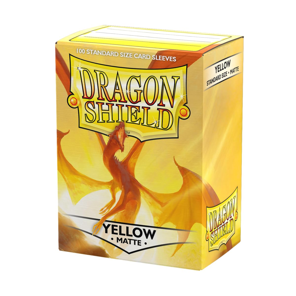 Dragon Shield Sleeves: Standard- Matte Yellow (100 ct.)