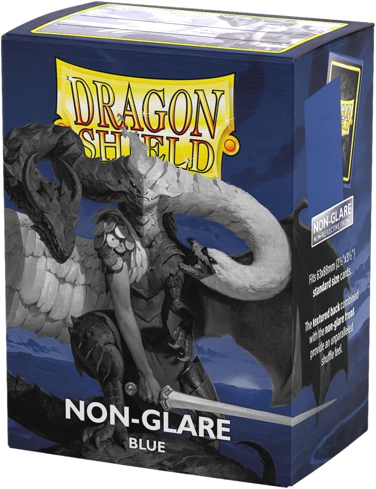 Dragon Shield Sleeves: Blue Non Glare Matte