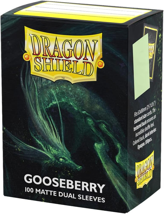 Dragon Shield Sleeves: Gooseberry matte dual