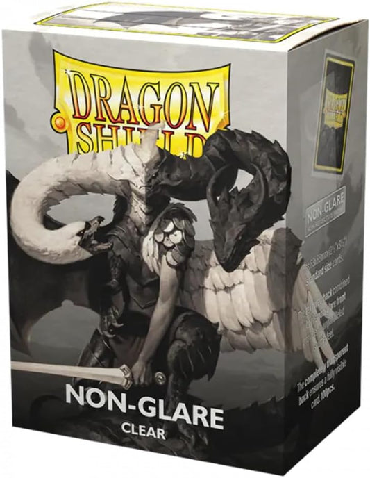 Dragon Shield Sleeves: Standard- Matte Non-Glare Clear V2 (100 ct.)
