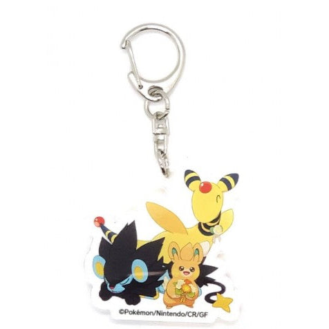 Llavero de Acrílico Pawmi, Luxray y Ampharos