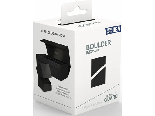 Ultimate Guard Boulder Solid 100+ Negro