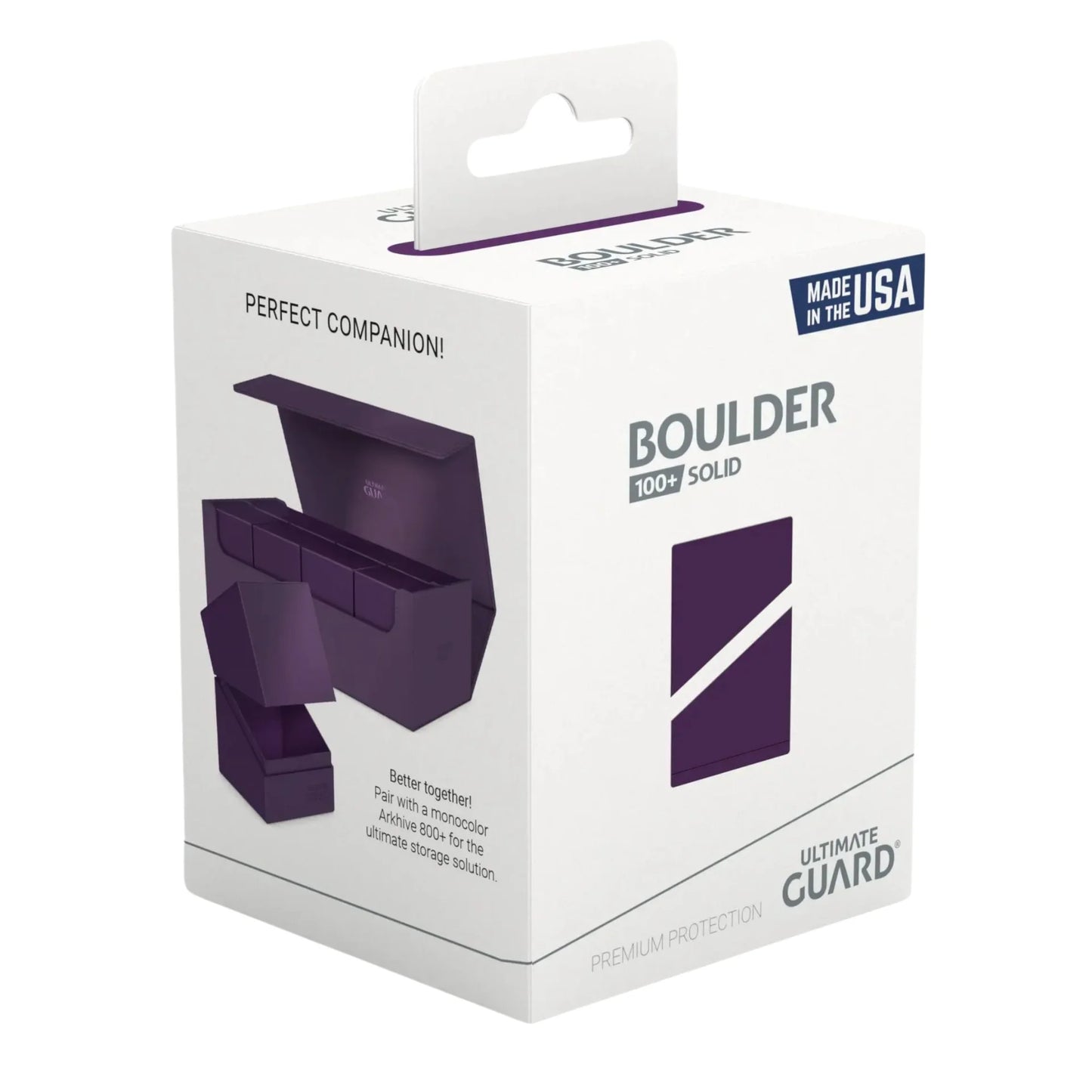 Ultimate Guard Boulder Solid 100+ Morado