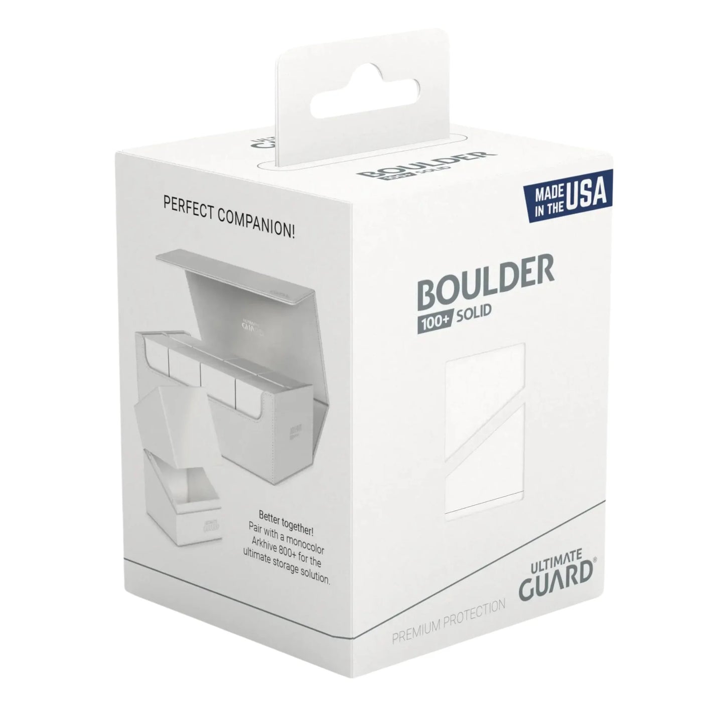 Ultimate Guard Boulder Solid 100+ Blanco
