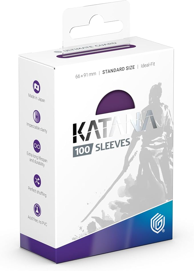 Ultimate Guard Katana Sleeves Standar Size 100 Radiant Plum