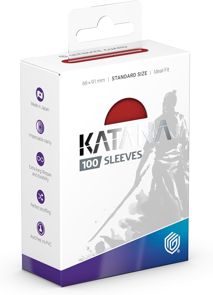 Ultimate Guard Katana Sleeves Standar Size 100 Rising Sun
