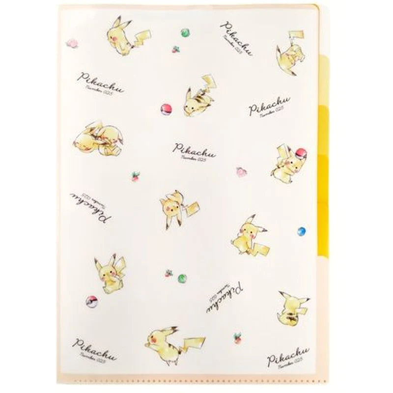 Carpeta transparente de 5 indices Pikachu