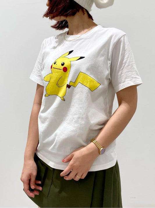 Playera Graniph Blanca Pikachu