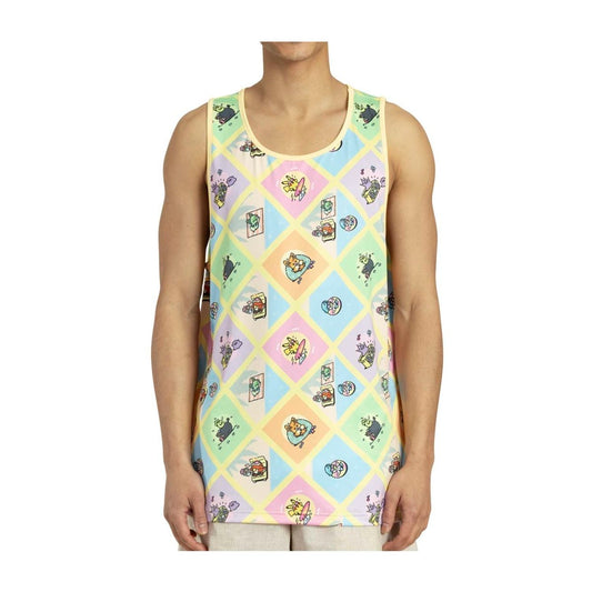 Camisa sin mangas Lazy Summer Allover-Print Fitted