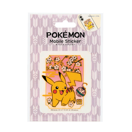 Mobile Sticker Pikachu Floral