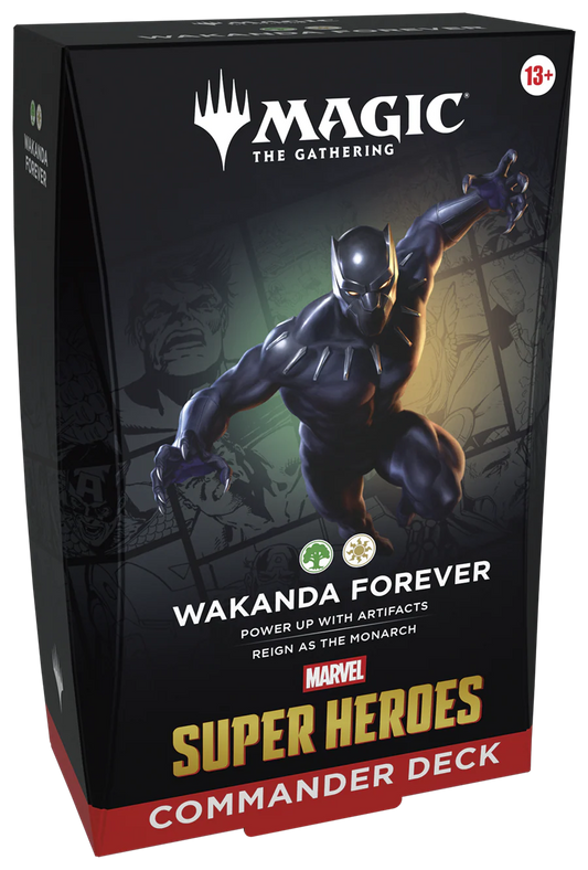Magic Marvel Commander Deck Wakanda Por Siempre Español