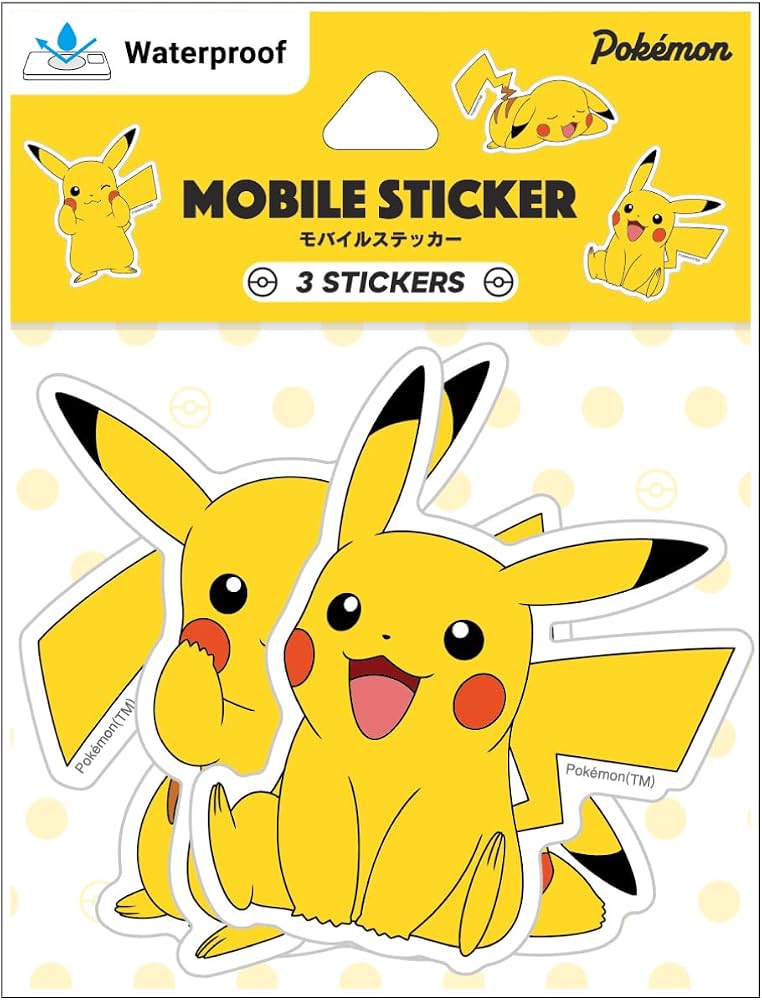 Mobile Sticker Pikachu