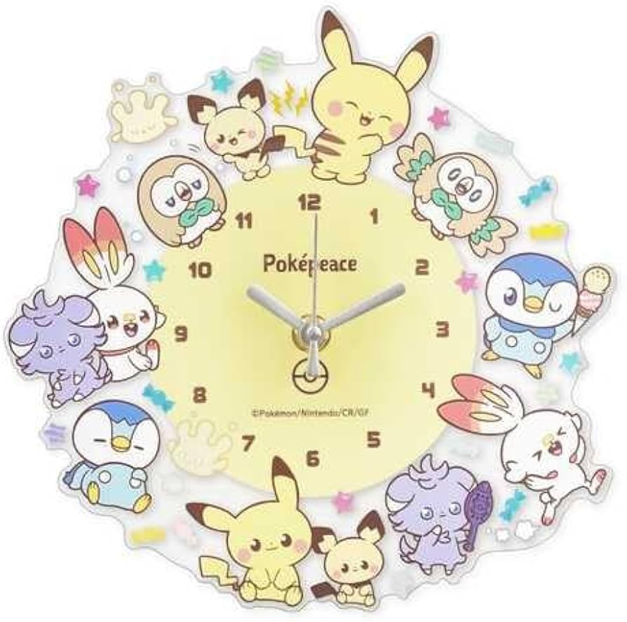 Reloj de Pared Pokemon Peaceful Place