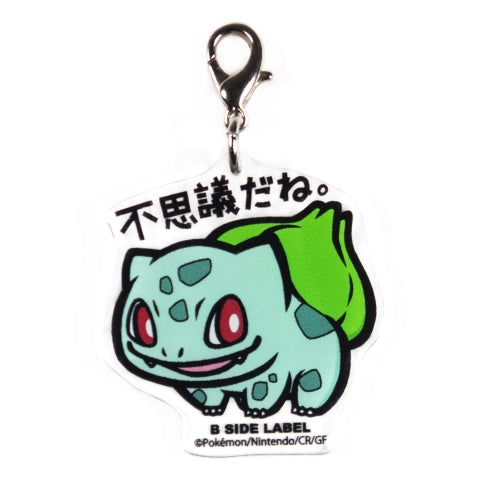Dije de Acrílico B Side Label Bulbasaur