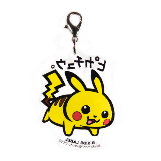 Dije de Acrílico B Side Label Pikachu