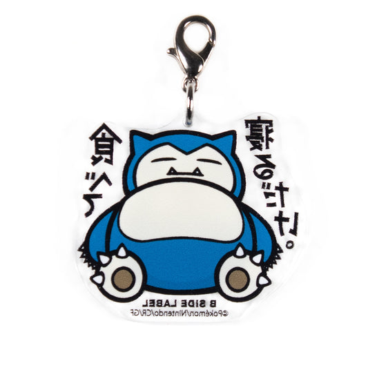 Dije de Acrílico B Side Label Snorlax