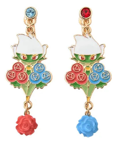 Aretes de perforación Full Bloom Roserade