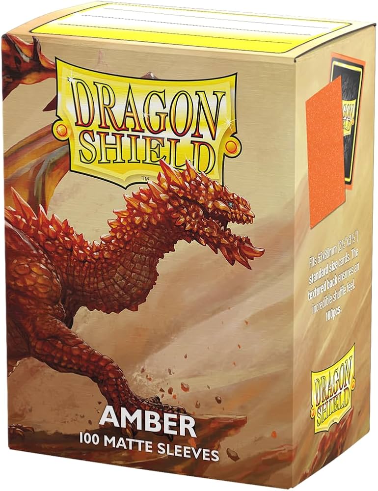 Dragon Shield - Sleeves Estándar Matte Amber