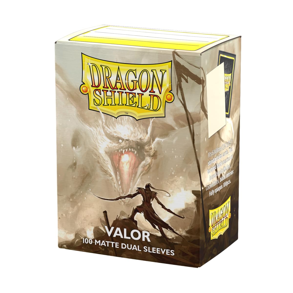 Dragon Shield Sleeves: Standard DUAL- Matte Valor (100 ct.)