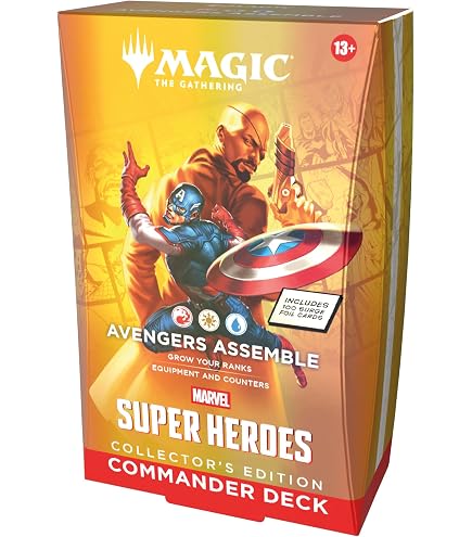Magic Marvel - Commander Deck Collectors Edition Avengers Assamble Inglés