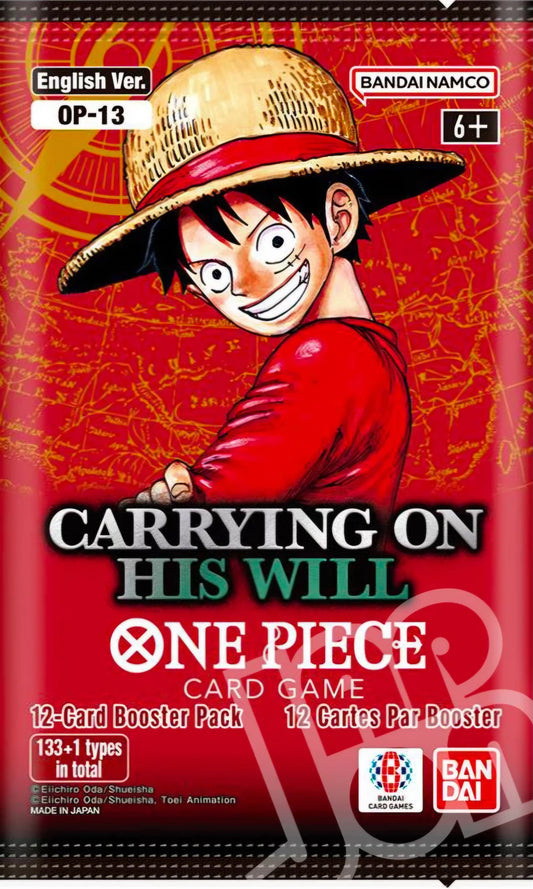 One Piece OP13 Carrying On His Will Booster Display
