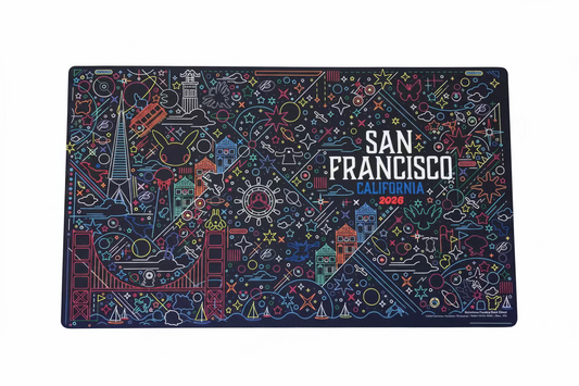 Playmat Pokémon World Championships 2026 San Francisco - Edición Especial Doodle
