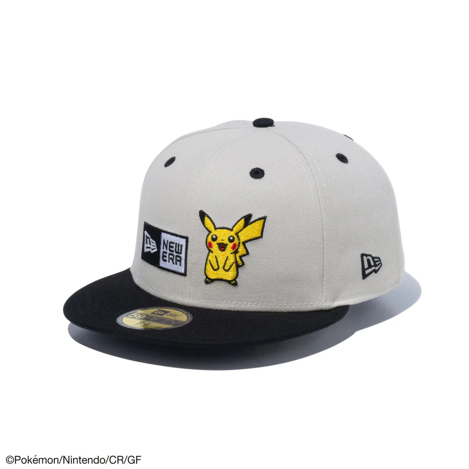 NEW ERA + POKEMON Pokémon Pikachu Box Logo Piedra Visera Negra