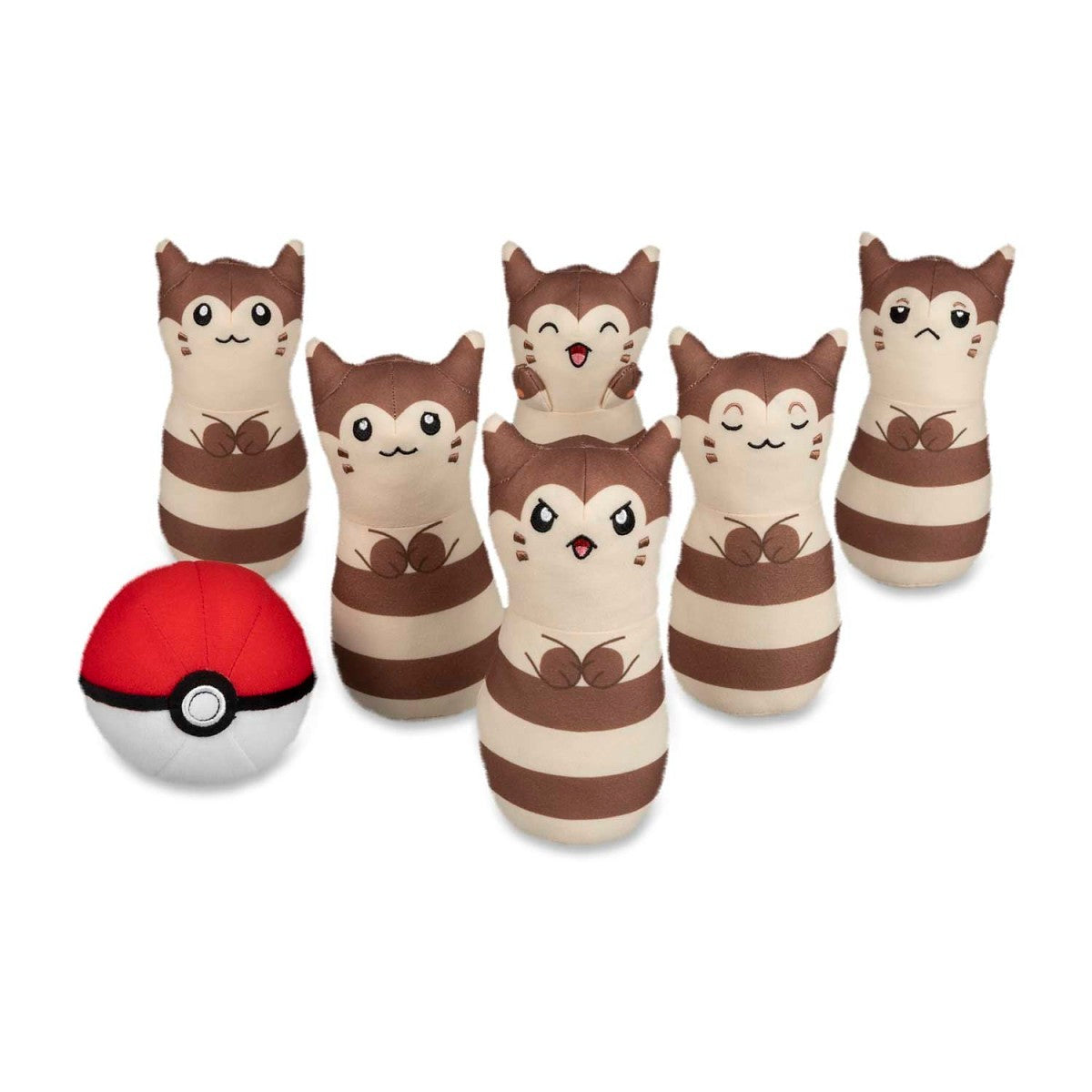 Set de Bolos de peluche Take Aim! Get Furret