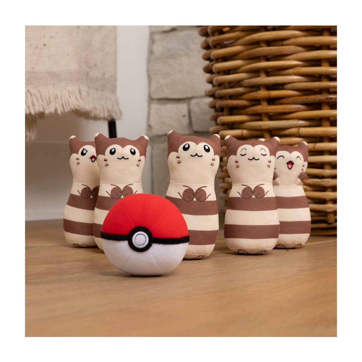Set de Bolos de peluche Take Aim! Get Furret