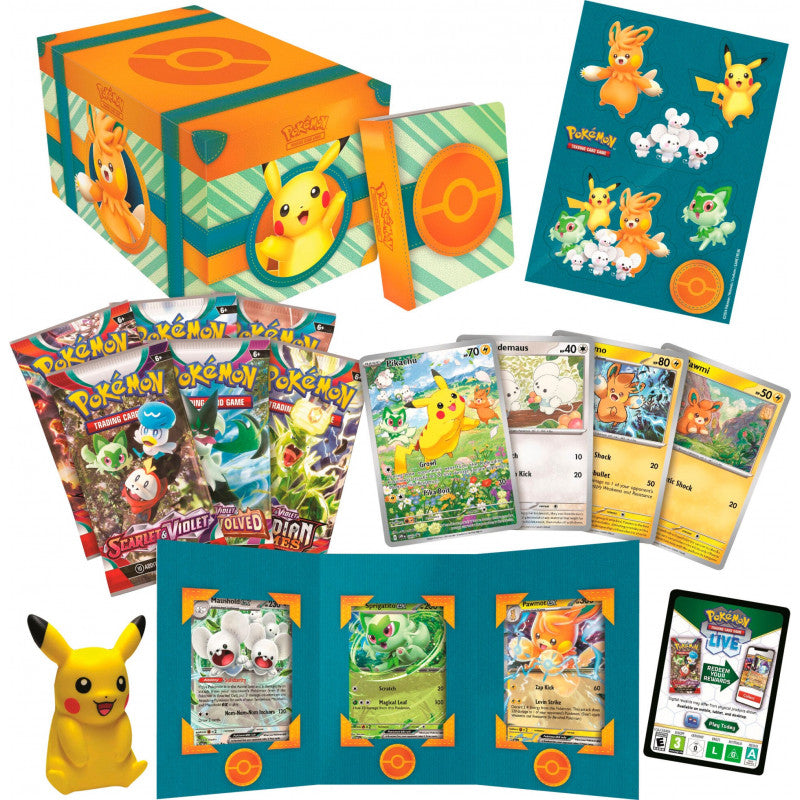 Pokemon TCG: Spanish Paldea Adventure Chest each