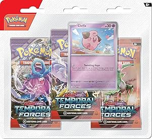 Pokemon TCG: Spanish Scarlet & Violet 05 Temporal Forces- 3-Booster Blister Case