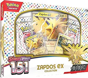 Pokemon TCG: Scarlet & Violet 151- Zapdos ex Collection Box Case