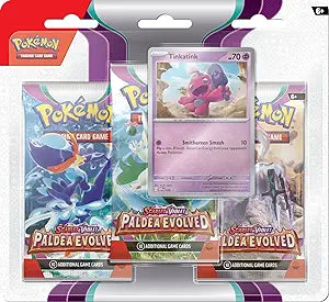 Pokemon TCG: Scarlet & Violet 02 Paldea Evolved 3-Pack Booster Blister Case