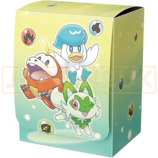 Deck Box Pokémon Center  Sprigatito, Fuecoco & Quaxly