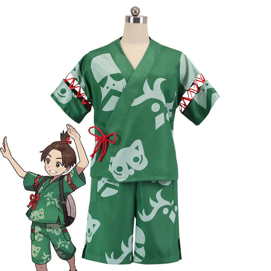 Atuendo Scarlet & Violet Kimono de verano Verde