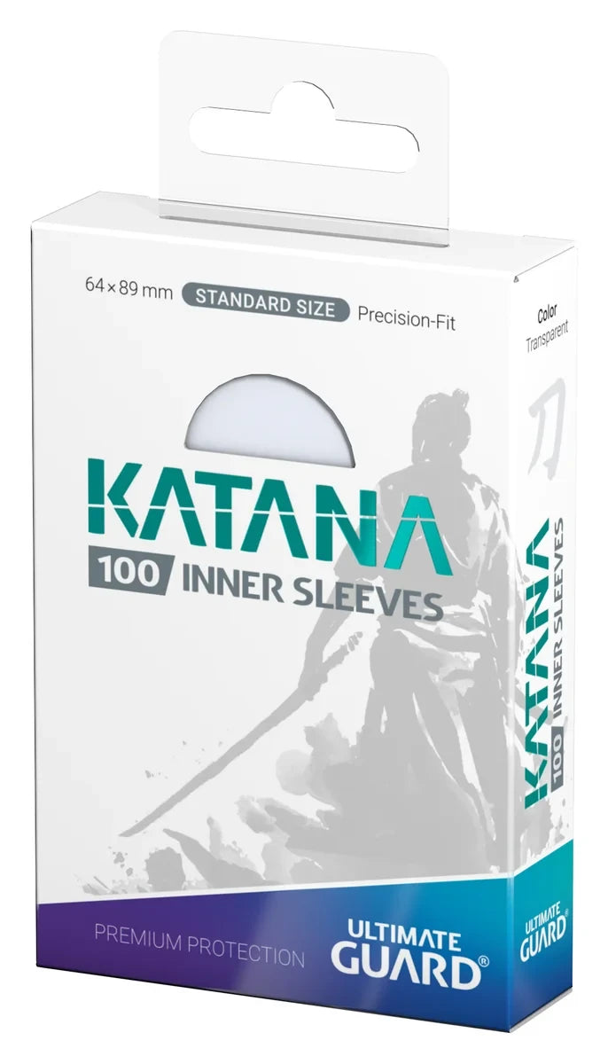Ultimate Guard Katana Inner Sleeves Standar Size 100 Transparente