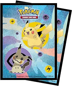 Deck Protectors: Pokemon- Pikachu & Mimikyu (65ct.)