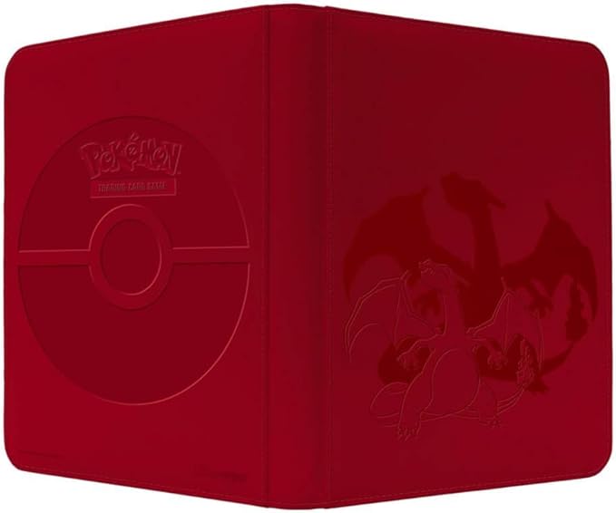 Binder: PRO 12-Pocket Pokemon Zippered- Elite Series Charizard