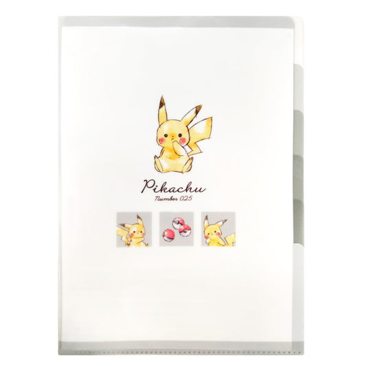 Carpeta transparente de 5 indices Pikachu